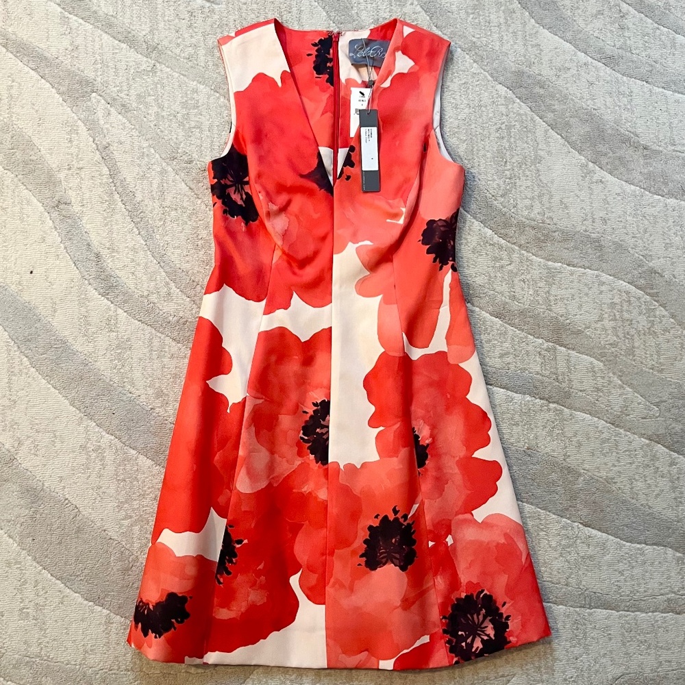 Lela Rose V-Neck Dress NEW With Tags
